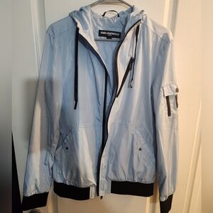 Karl Lagerfeld Paris Men’s Lightweight Hooded Jacket Size S